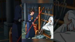 Accidentally picked up the heaviest weapon in the world💀🤯 #anime