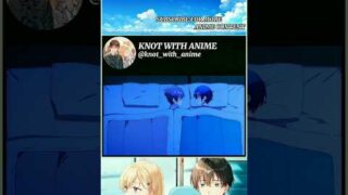 Bro want a good night kiss ❣️✨ | Tonikawa: Over The Moon For You | #anime #animeedit #shorts