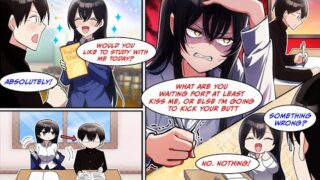[Manga Dub] I've been acting sincere just to impress the graceful student council president but…