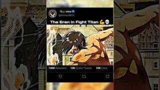 The Eren in Fight Titan 💪💀Attack on titan #anime #aot #eren #titans #shorts