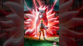 The first time Naruto met Kurama