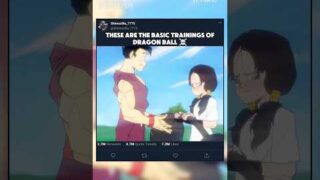 These are The Basic Trainings of Dragon Ball #anime #dbs #training #gohan #goku #vegeta #viralshorts